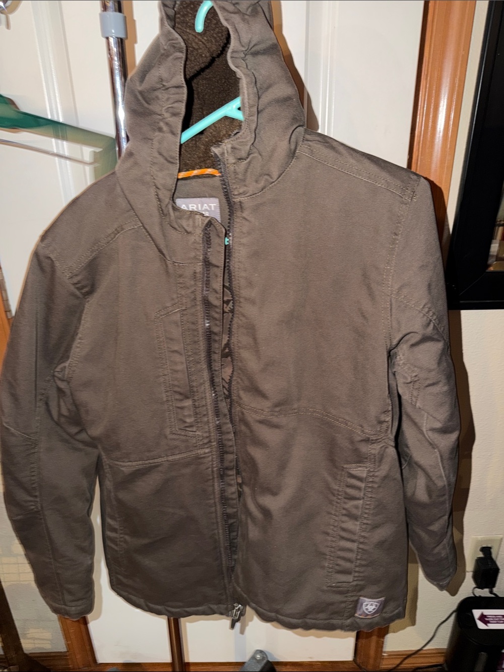 Ariat Brown Hooded Field Jacket